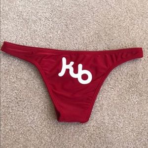 kauai bikini red bottoms